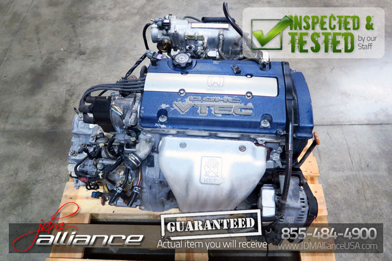 JDM 98-02 Honda Accord SiR H23A 2.3L DOHC VTEC Engine Only 97-01 Prelude H22A4 - JDM Alliance LLC
