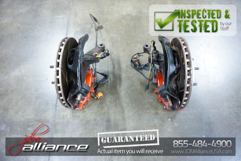 JDM 02-06 DC5 Brembo Front Brake Hubs Rotors Calipers Spindles ITR Acura RSX