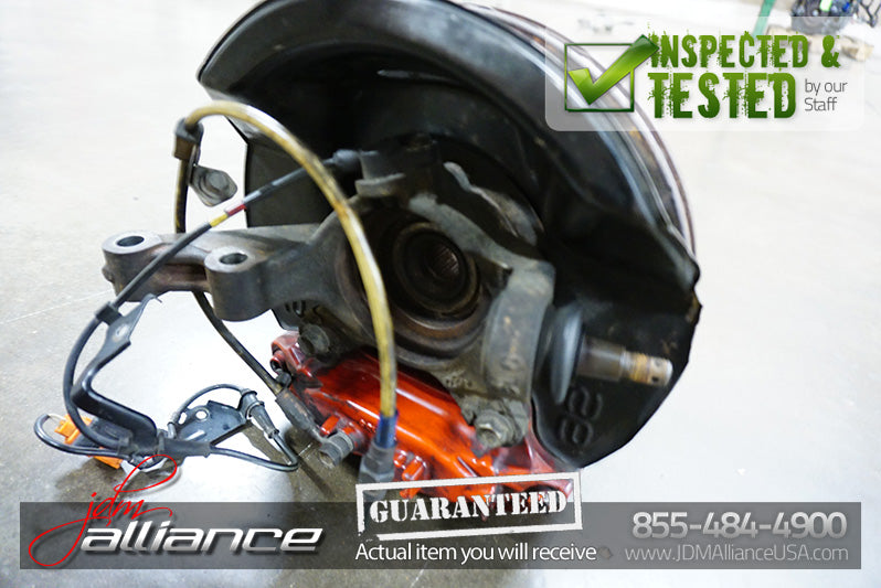 JDM 02-06 DC5 Brembo Front Brake Hubs Rotors Calipers Spindles ITR Acura RSX