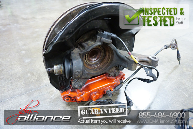 JDM 02-06 DC5 Brembo Front Brake Hubs Rotors Calipers Spindles ITR Acura RSX