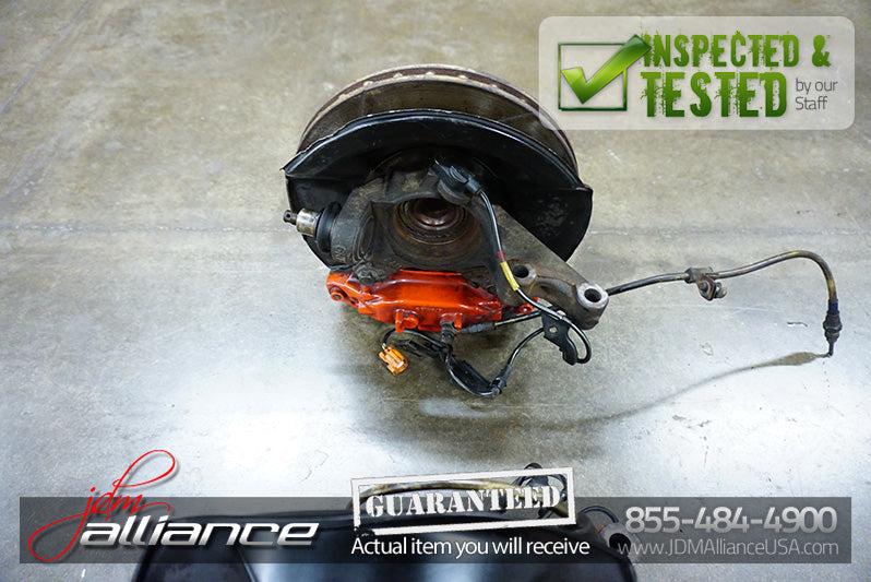 JDM 02-06 DC5 Brembo Front Brake Hubs Rotors Calipers Spindles ITR Acura RSX