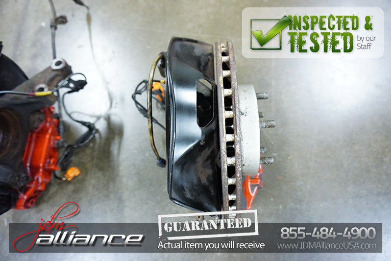 JDM 02-06 DC5 Brembo Front Brake Hubs Rotors Calipers Spindles ITR Acura RSX