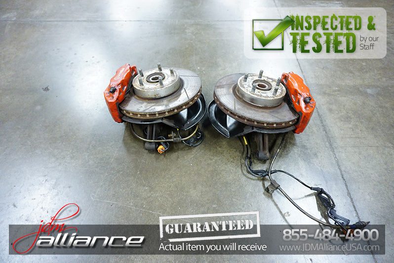 JDM 02-06 DC5 Brembo Front Brake Hubs Rotors Calipers Spindles ITR Acura RSX