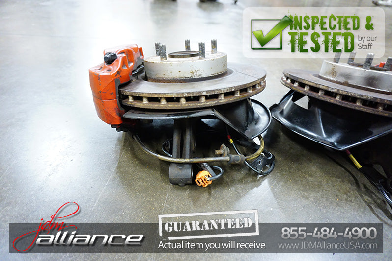 JDM 02-06 DC5 Brembo Front Brake Hubs Rotors Calipers Spindles ITR Acura RSX
