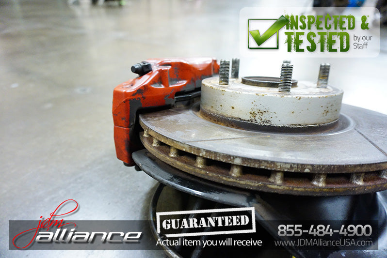 JDM 02-06 DC5 Brembo Front Brake Hubs Rotors Calipers Spindles ITR Acura RSX