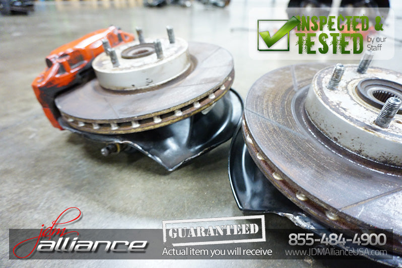 JDM 02-06 DC5 Brembo Front Brake Hubs Rotors Calipers Spindles ITR Acura RSX