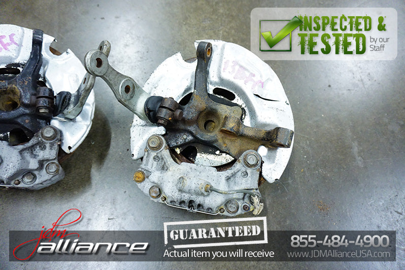 JDM 87-92 Mazda RX7 FC3S OEM Front Hub Rotor Assembly Brakes Spindles OEM