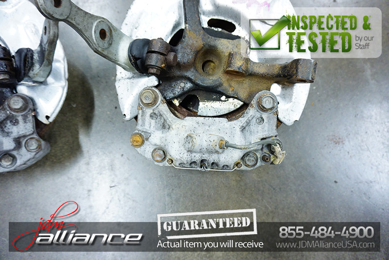 JDM 87-92 Mazda RX7 FC3S OEM Front Hub Rotor Assembly Brakes Spindles OEM