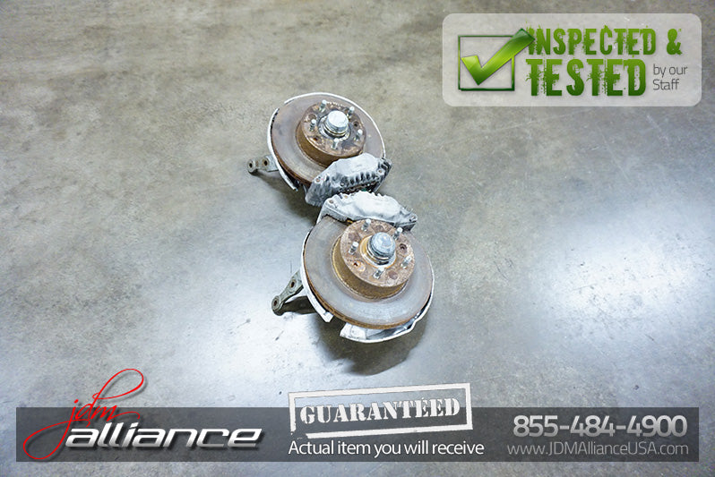 JDM 87-92 Mazda RX7 FC3S OEM Front Hub Rotor Assembly Brakes Spindles OEM