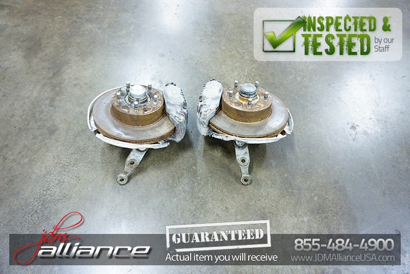 JDM 87-92 Mazda RX7 FC3S OEM Front Hub Rotor Assembly Brakes Spindles OEM