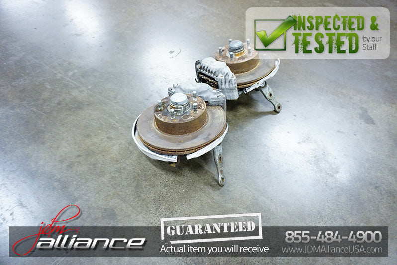 JDM 87-92 Mazda RX7 FC3S OEM Front Hub Rotor Assembly Brakes Spindles OEM