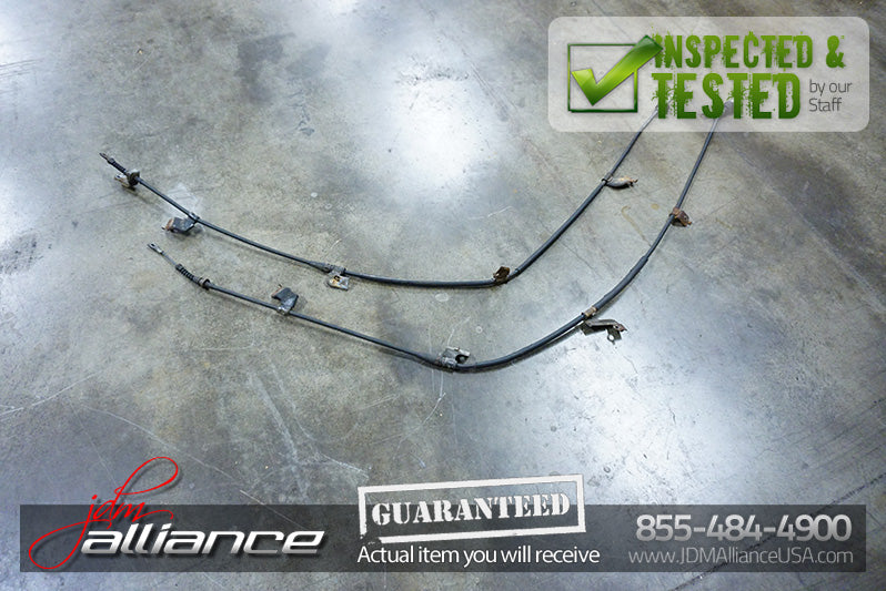 JDM 02-06 DC5 Rear E-Brake Cables Pair OEM ITR Acura RSX