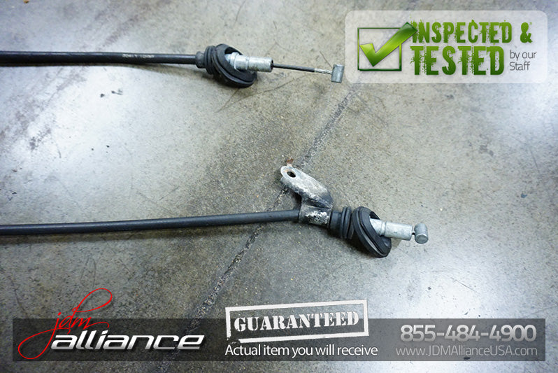 JDM 02-06 DC5 Rear E-Brake Cables Pair OEM ITR Acura RSX