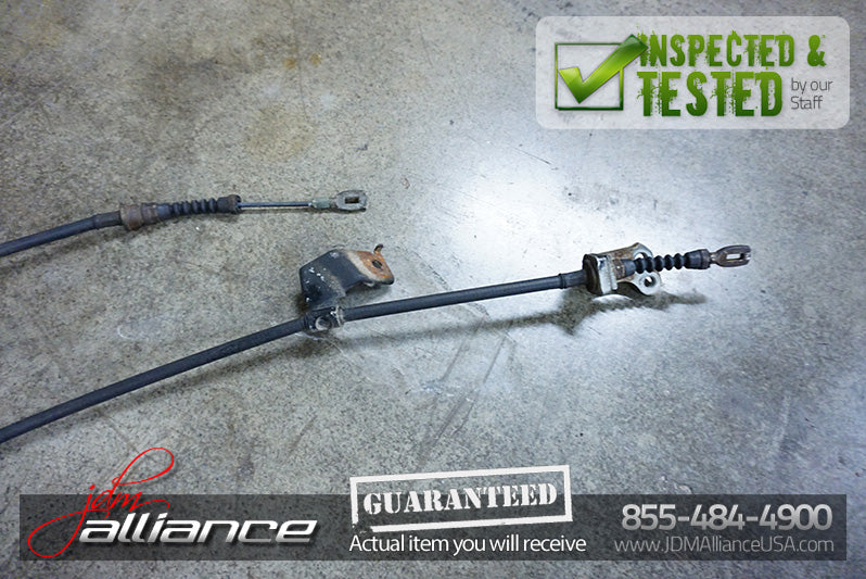 JDM 02-06 DC5 Rear E-Brake Cables Pair OEM ITR Acura RSX