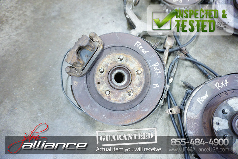 JDM 93-01 Mazda FD RX7 Rear Brake Hub Rotor Assembly