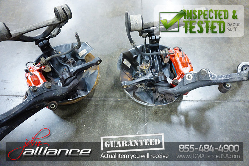 JDM 93-02 Mazda RX7 FD OEM Front Hub Rotor Assembly Brakes Spindles Control Arms