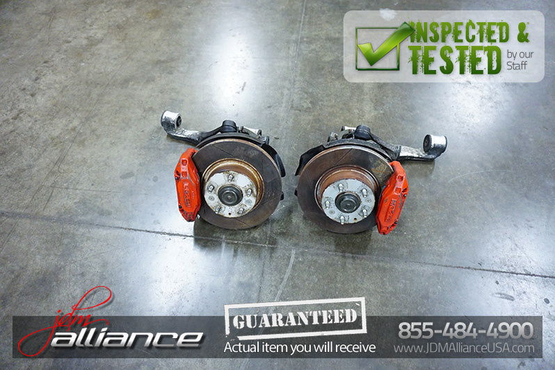 JDM 93-02 Mazda RX7 FD OEM Front Hub Rotor Assembly Brakes Spindles Control Arms