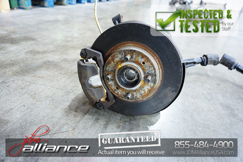 JDM 96-00 Honda Civic Front Brake Hubs Rotors Calipers Spindles 4x100 Integra