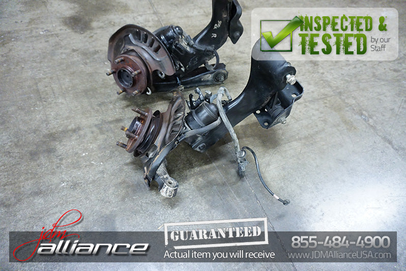 JDM 90-96 Nissan 300ZX Z32 Front Knuckles Spindles Hubs Control Arms OEM