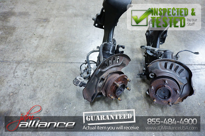 JDM 90-96 Nissan 300ZX Z32 Front Knuckles Spindles Hubs Control Arms OEM