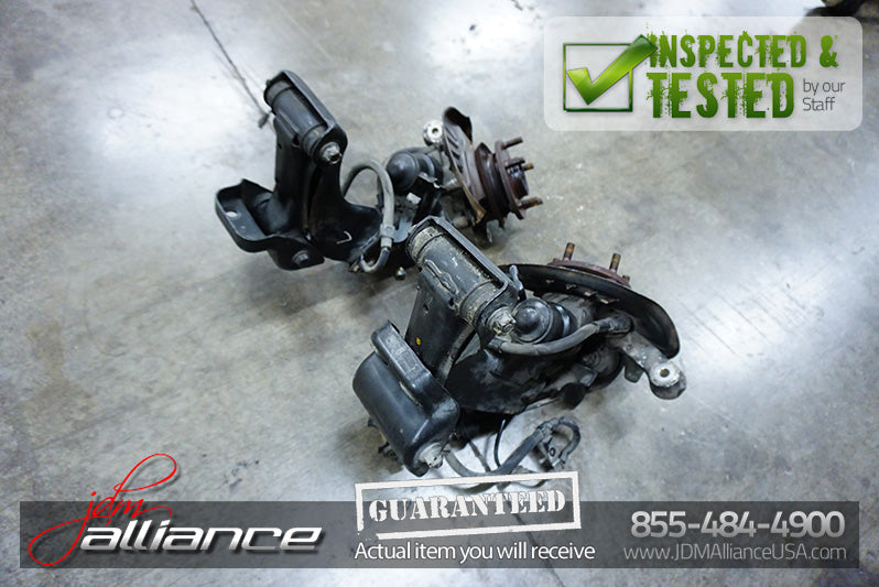 JDM 90-96 Nissan 300ZX Z32 Front Knuckles Spindles Hubs Control Arms OEM