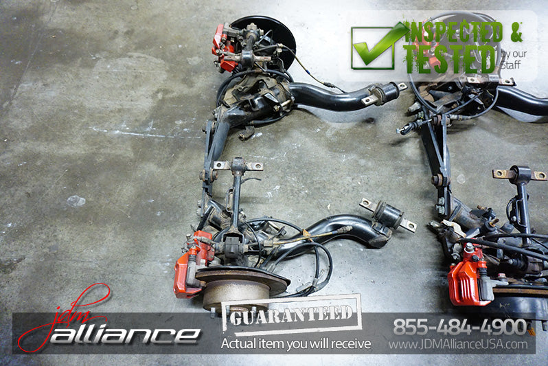 JDM 02-06 DC5 Rear Brake Hubs Rotor Trailing Arms Calipers ITR Acura RSX