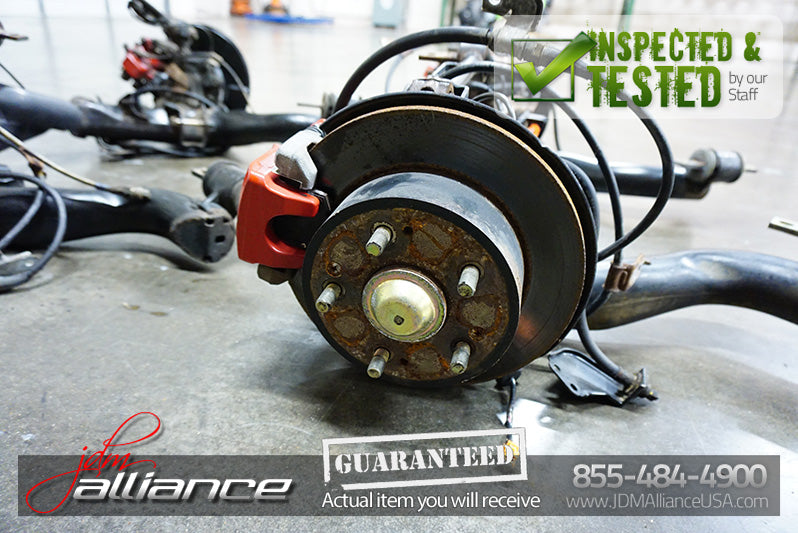 JDM 02-06 DC5 Rear Brake Hubs Rotor Trailing Arms Calipers ITR Acura RSX