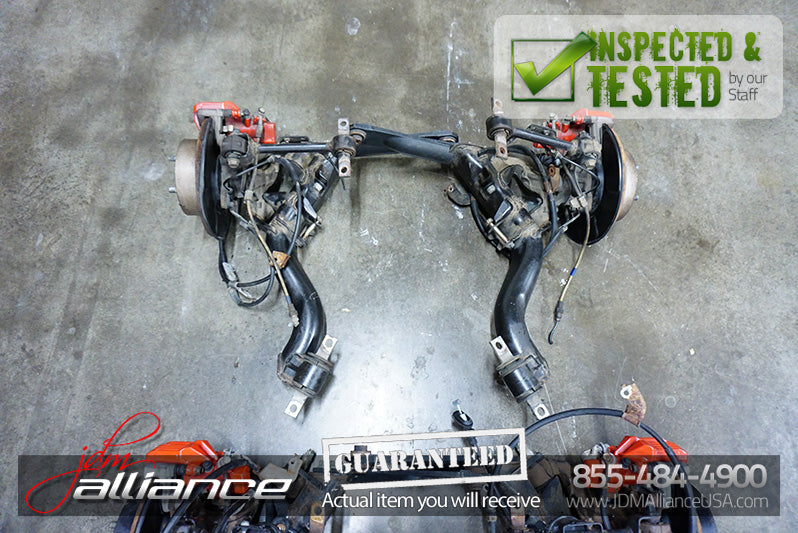 JDM 02-06 DC5 Rear Brake Hubs Rotor Trailing Arms Calipers ITR Acura RSX