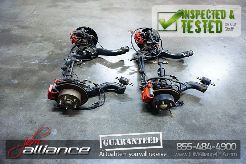 JDM 02-06 DC5 Rear Brake Hubs Rotor Trailing Arms Calipers ITR Acura RSX
