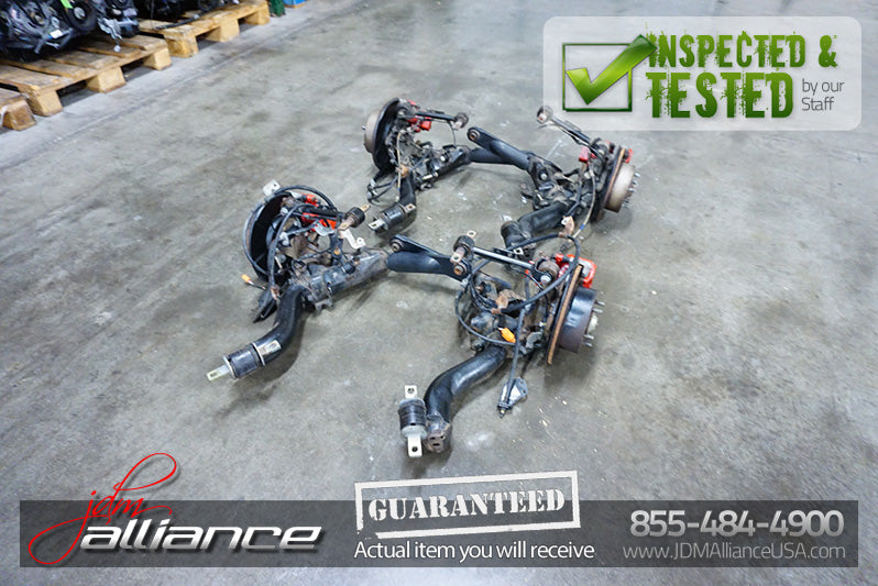 JDM 02-06 DC5 Rear Brake Hubs Rotor Trailing Arms Calipers ITR Acura RSX