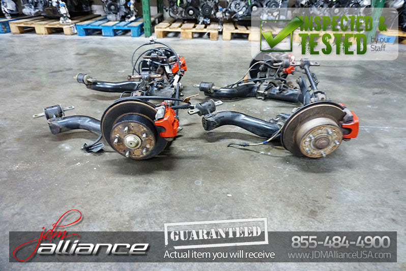 JDM 02-06 DC5 Rear Brake Hubs Rotor Trailing Arms Calipers ITR Acura RSX