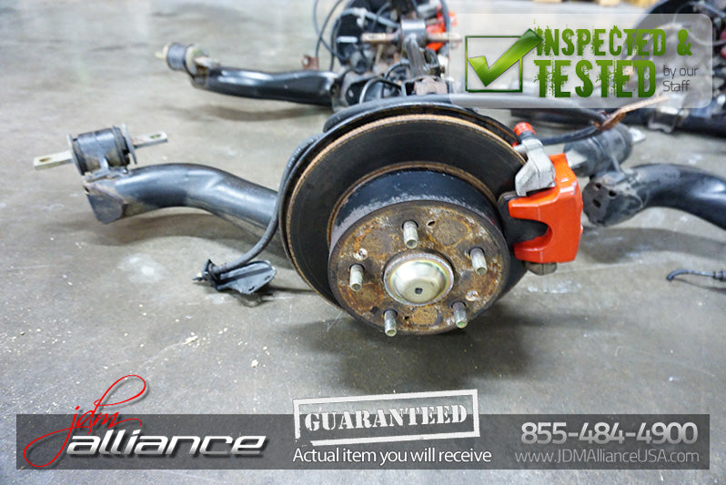 JDM 02-06 DC5 Rear Brake Hubs Rotor Trailing Arms Calipers ITR Acura RSX