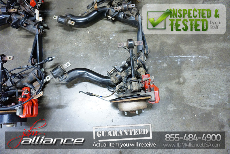 JDM 02-06 DC5 Rear Brake Hubs Rotor Trailing Arms Calipers ITR Acura RSX