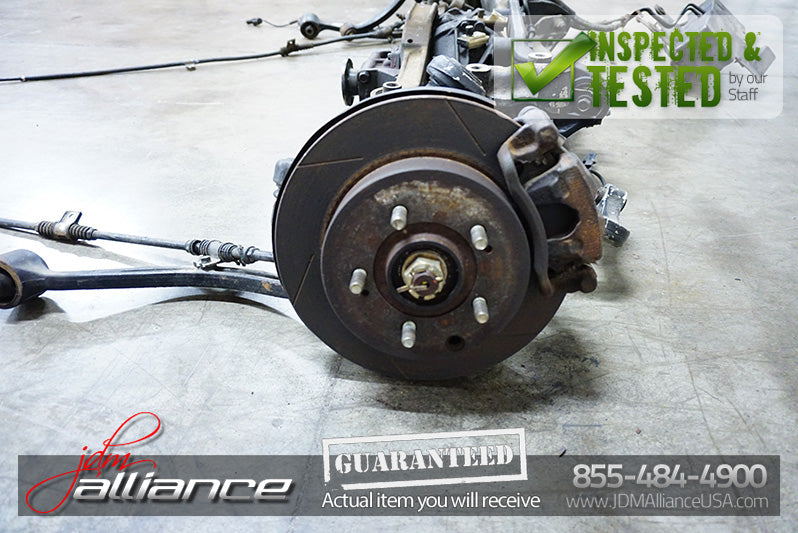 JDM 96-01 Mitsubishi Lancer Evo 4 5 6 Rear Subframe Differential Axles Brakes