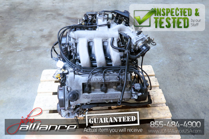 JDM 93-97 Mazda KL-DE 2.5L DOHC V6 Engine MX6 MX6 626 Ford Probe KL - JDM Alliance LLC