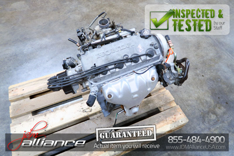 JDM 96-00 Honda D16A 1.6L SOHC obd2 *Non VTEC* Engine - D16Y7 ZC - JDM Alliance LLC