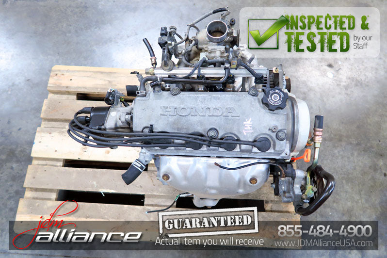 JDM 96-00 Honda D16A 1.6L SOHC obd2 *Non VTEC* Engine - D16Y7 ZC - JDM Alliance LLC