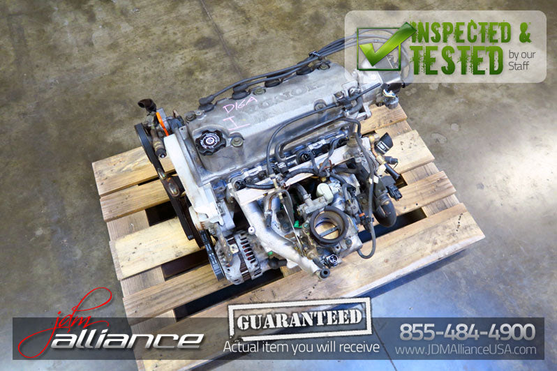 JDM 96-00 Honda D16A 1.6L SOHC obd2 *Non VTEC* Engine - D16Y7 ZC - JDM Alliance LLC