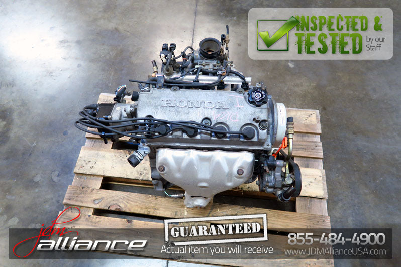 JDM 96-00 Honda D16A 1.6L SOHC obd2 *Non VTEC* Engine - D16Y7 ZC - JDM Alliance LLC