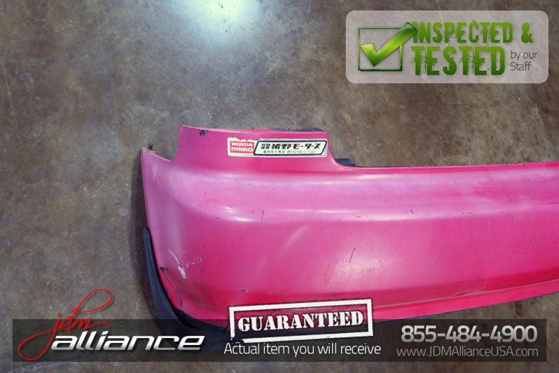 JDM 92-95 Honda Civic EG6 OEM Rear Bumper Cover Hatch Back - JDM Alliance LLC