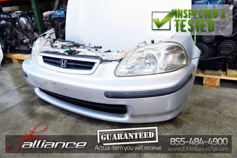 JDM 96-98 Honda Civic EK3 Front Nose Cut Bumper Headlights EK4 EK9 - JDM Alliance LLC