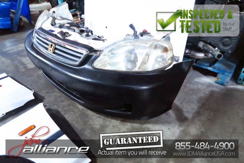 JDM 99-00 Honda Civic EK3 Front Nose Cut Bumper Headlights EK9 EK4 SiR - JDM Alliance LLC