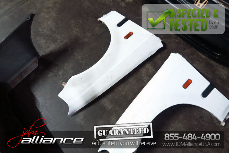 JDM 99-00 Honda Civic EK3 Front Nose Cut Bumper Headlights EK9 EK4 SiR - JDM Alliance LLC