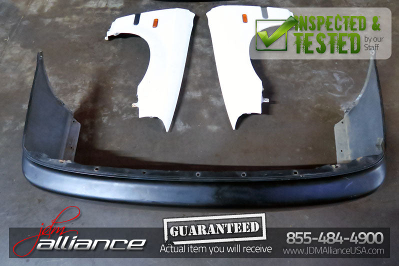 JDM 99-00 Honda Civic EK3 Front Nose Cut Bumper Headlights EK9 EK4 SiR - JDM Alliance LLC