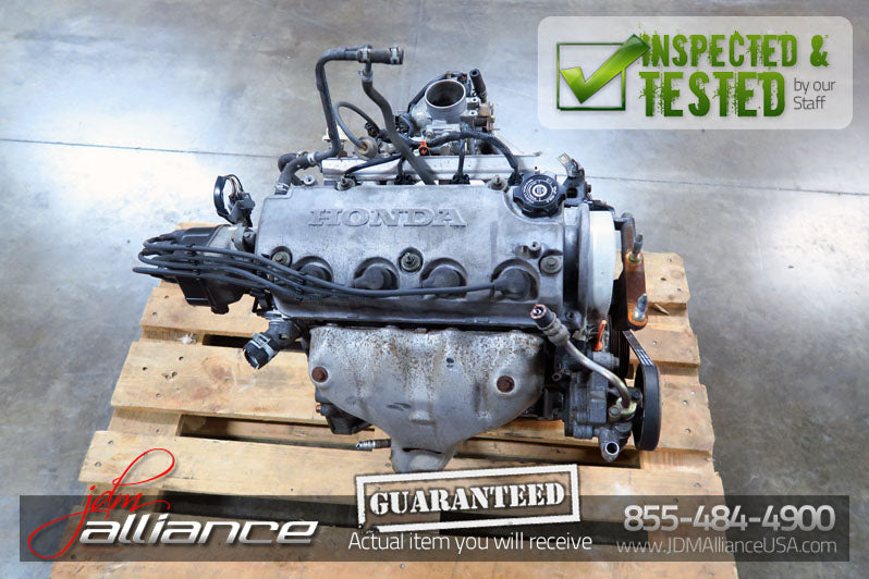 JDM 96-00 Honda D16A 1.6L SOHC obd2 *Non VTEC* Engine - D16Y7 ZC - JDM Alliance LLC