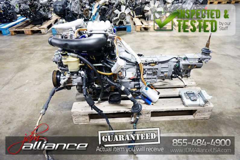 JDM Mazda RX-7 13B-RE Single Turbo Rotary Engine ECU 5 Speed Transmission FD3S - JDM Alliance LLC