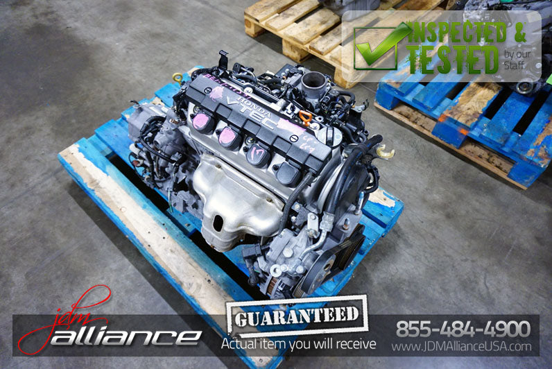 JDM 01-05 Honda Civic EX D17A 1.7L SOHC VTEC Engine ONLY D17A2 - JDM Alliance LLC