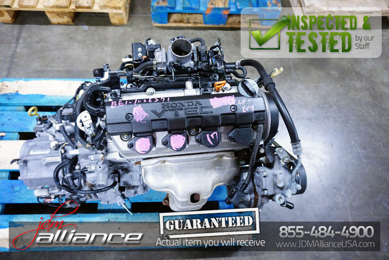 JDM 01-05 Honda Civic EX D17A 1.7L SOHC VTEC Engine ONLY D17A2 - JDM Alliance LLC