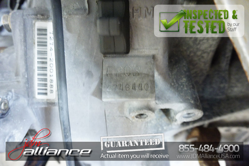 JDM Honda Accord Prelude F20B 2.0L DOHC VTEC Engine W/ 5 Spd T2T4 LSD Trans