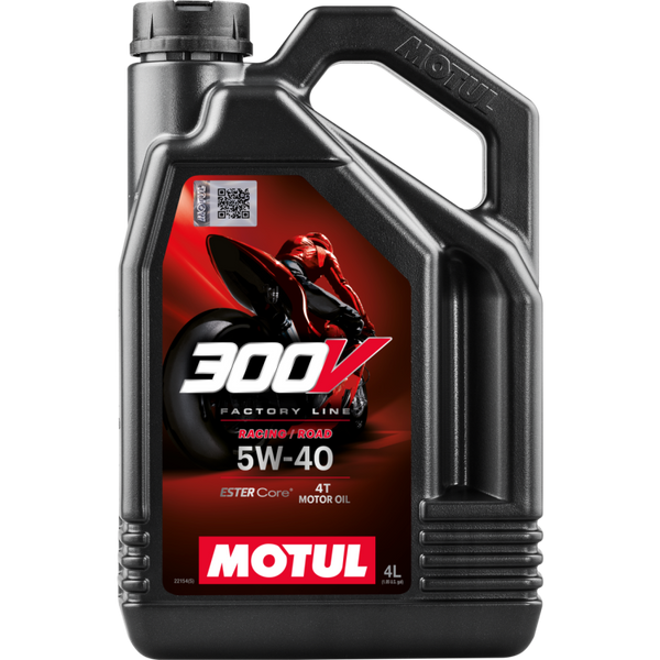 Motul 300V Factory Line Road Racing 5W40 — Case of 4 × 4L